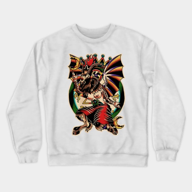 Satan Crewneck Sweatshirt by Don Chuck Carvalho